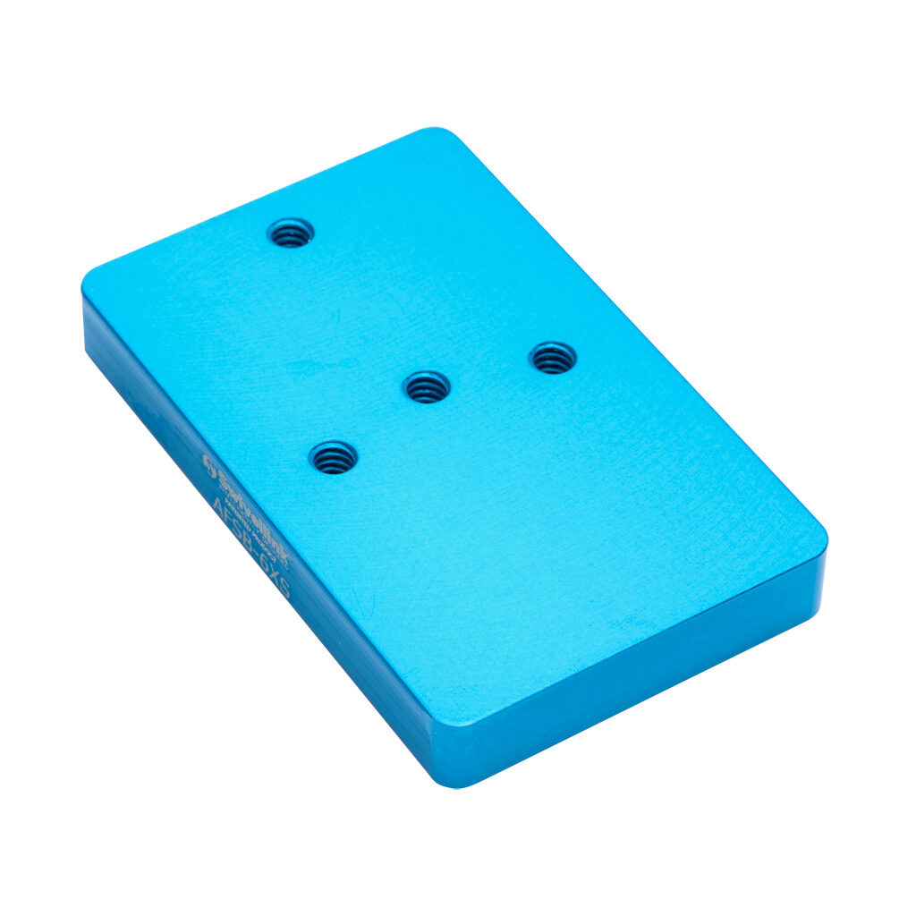 AFSB-6XS - Swivellink XS series imperial mounting plate, for use with ball base AFSB-1XS and end user custom hole patterns.