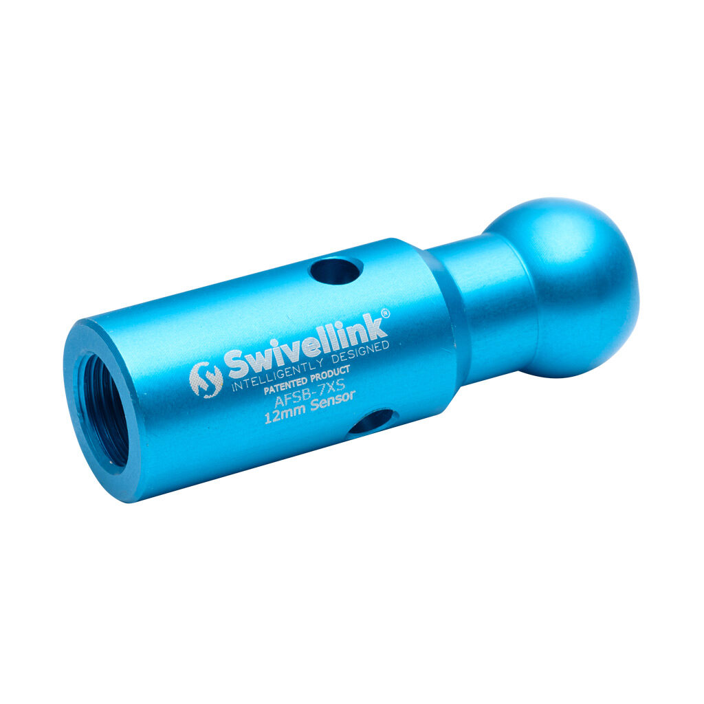 AFSB-7XS - Swivellink XS series imperial sensor mount, for use with AFSB-2XS, AFSB-2XS90 and AFSB-2-2XS and 12mm threaded barrel-type sensors.
