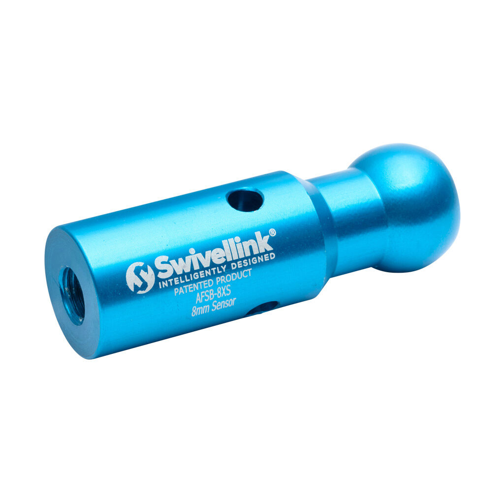 AFSB-8XS - Swivellink XS series imperial sensor mount, for use with AFSB-2XS, AFSB-2XS90 and AFSB-2-2XS and 8mm threaded barrel-type sensors.