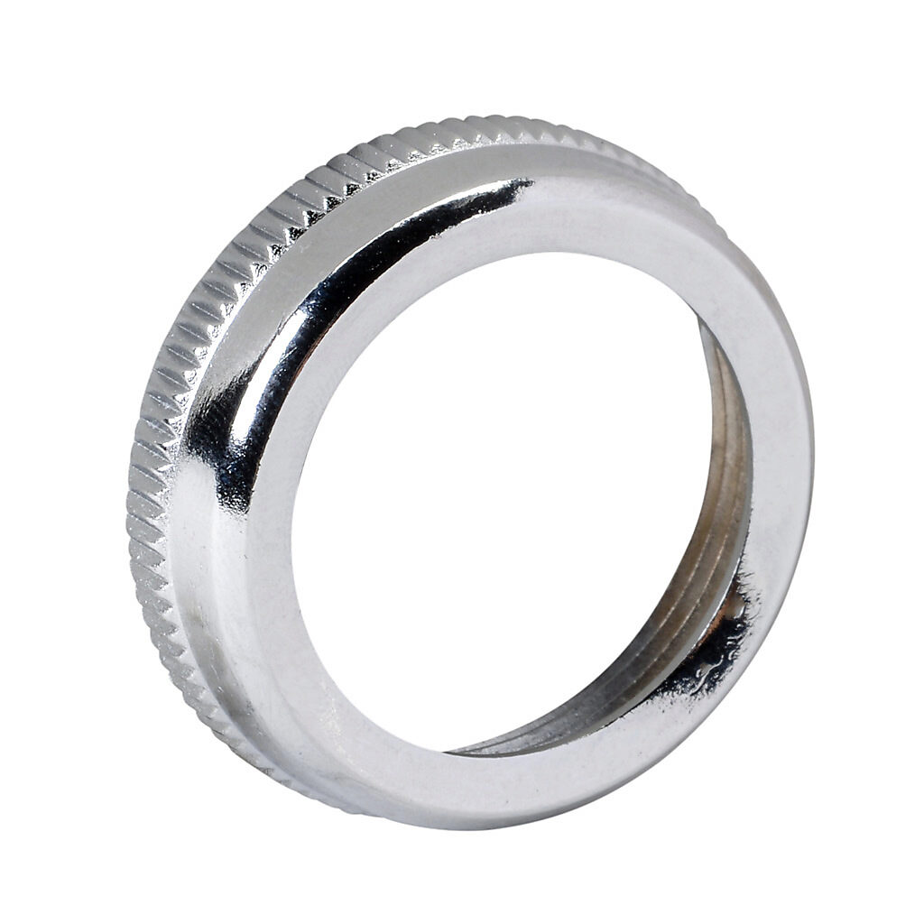 AHX088 - Fuji Electric lock nut, replacement, 30mm, metal. Package of 5. For use with AR30F0R, DR30D0L, E0L, E0R and Q7L series pushbuttons, switches and indicators.