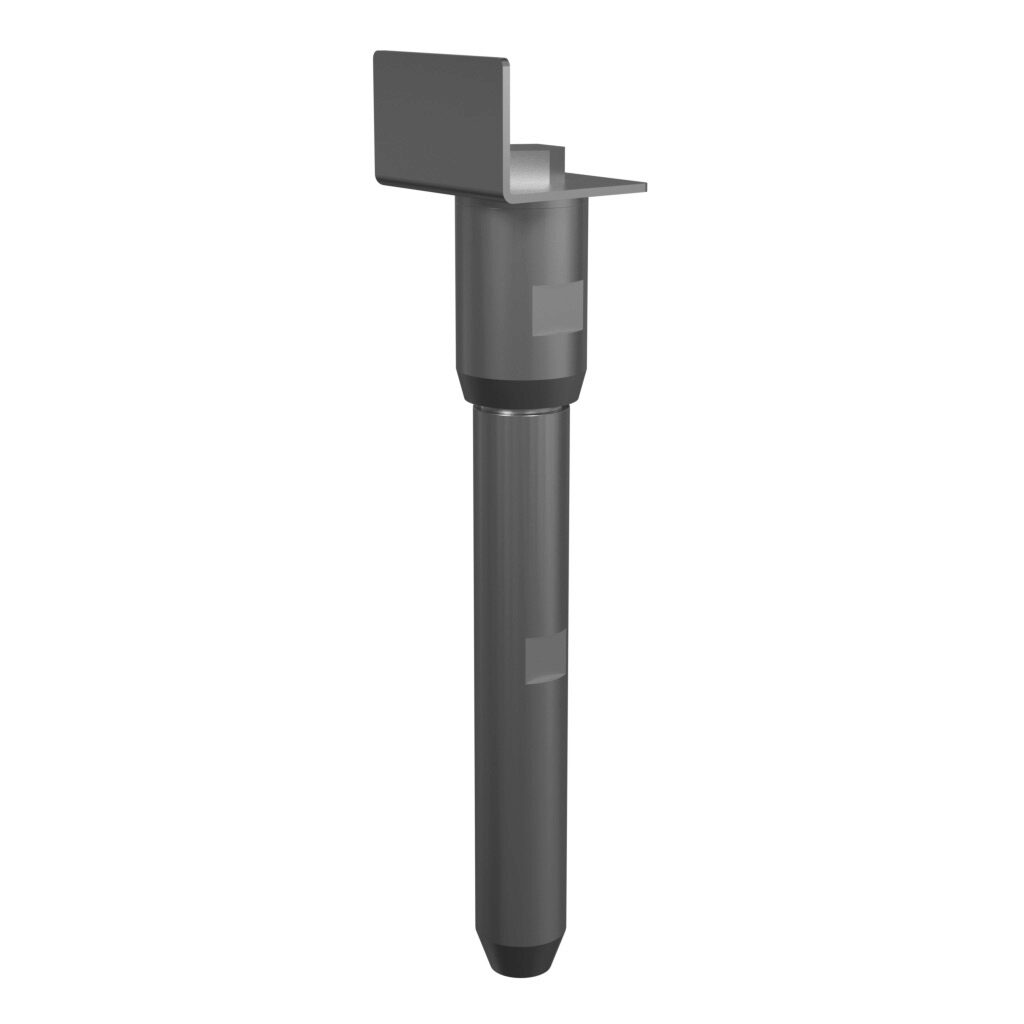 AKIT316ST - Hammond adjustable floor-mounting legs, 316L stainless steel, #4 brush finish. For use with Hammond wall-mount enclosures. Includes (2) legs and mounting hardware. 1.00in height adjustment range.