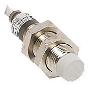 AM6-AN-4A - Micro Detectors inductive proximity sensor, tubular, 12mm diameter x 39.8mm body, nickel-plated brass housing, NPN, N.O. output, 8mm sensing distance, non-flush, 2 kHz switching frequency, IP67, pigtail.