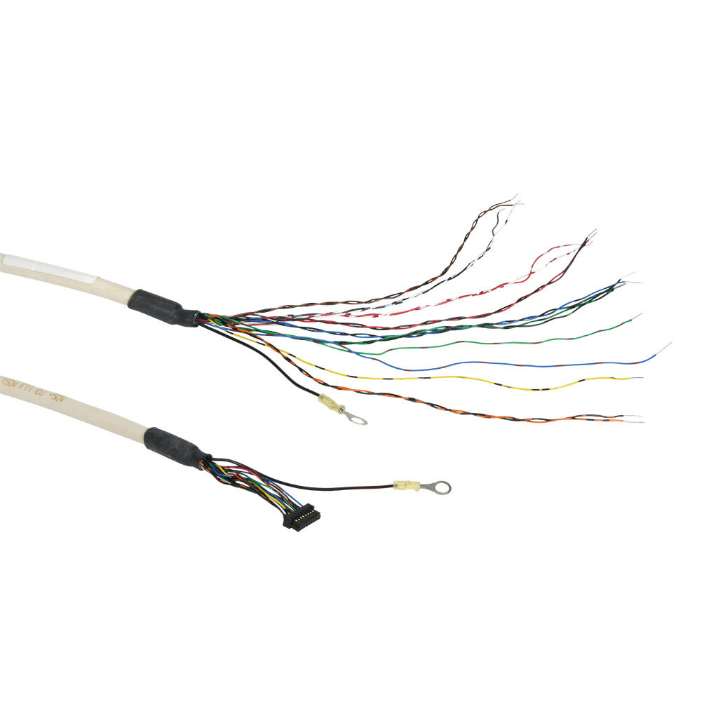 AMT-17C-1-072 - Same Sky encoder cable, 17-pin connector to pigtail, shielded, twisted pair, 6ft cable length. For use with Same Sky AMT112 and AMT312 encoders.
