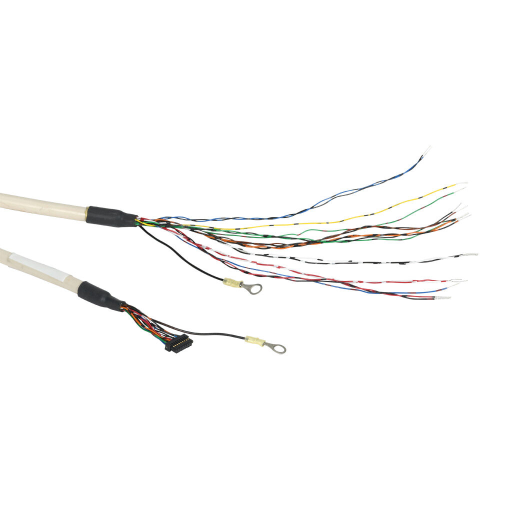 AMT-17C-1-120 - Same Sky encoder cable, 17-pin connector to pigtail, shielded, twisted pair, 10ft cable length. For use with Same Sky AMT112 and AMT312 encoders.