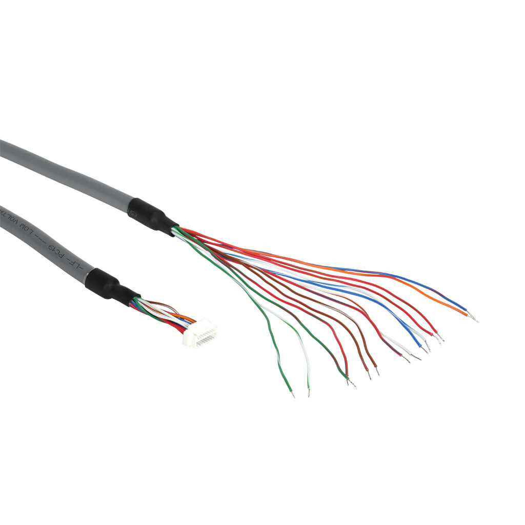 AMT-18C-3-036 - Same Sky encoder cable, 18-pin connector to pigtail, shielded, twisted pair, 3ft cable length. For use with Same Sky AMT13 and AMT33 encoders.