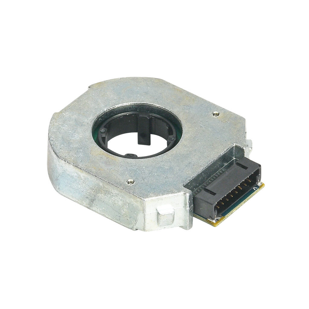AMT112Q-V - Same Sky AMT11 series incremental (quadrature) rotary modular kit encoder, 5 VDC, radial exit, line driver (differential) output, up to 4096 ppr, software configurable. For use with NEMA 14, 17 and 23 dual shaft motors.