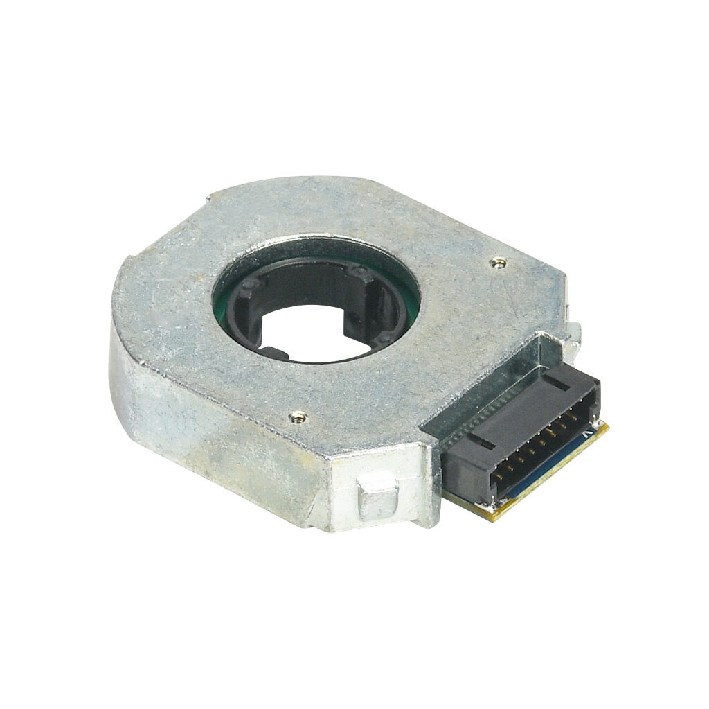 AMT112S-V - Same Sky AMT11 series incremental (quadrature) rotary modular kit encoder, 5 VDC, radial exit, push-pull (totem) output, up to 4096 ppr, software configurable. For use with NEMA 14, 17 and 23 dual shaft motors.