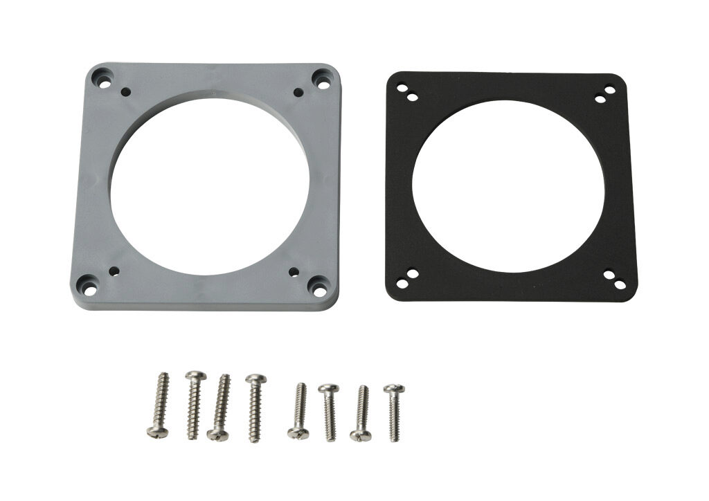 AP60 - Bryant adapter plate, nylon, gray. For use with Bryant back boxes using 60A devices.