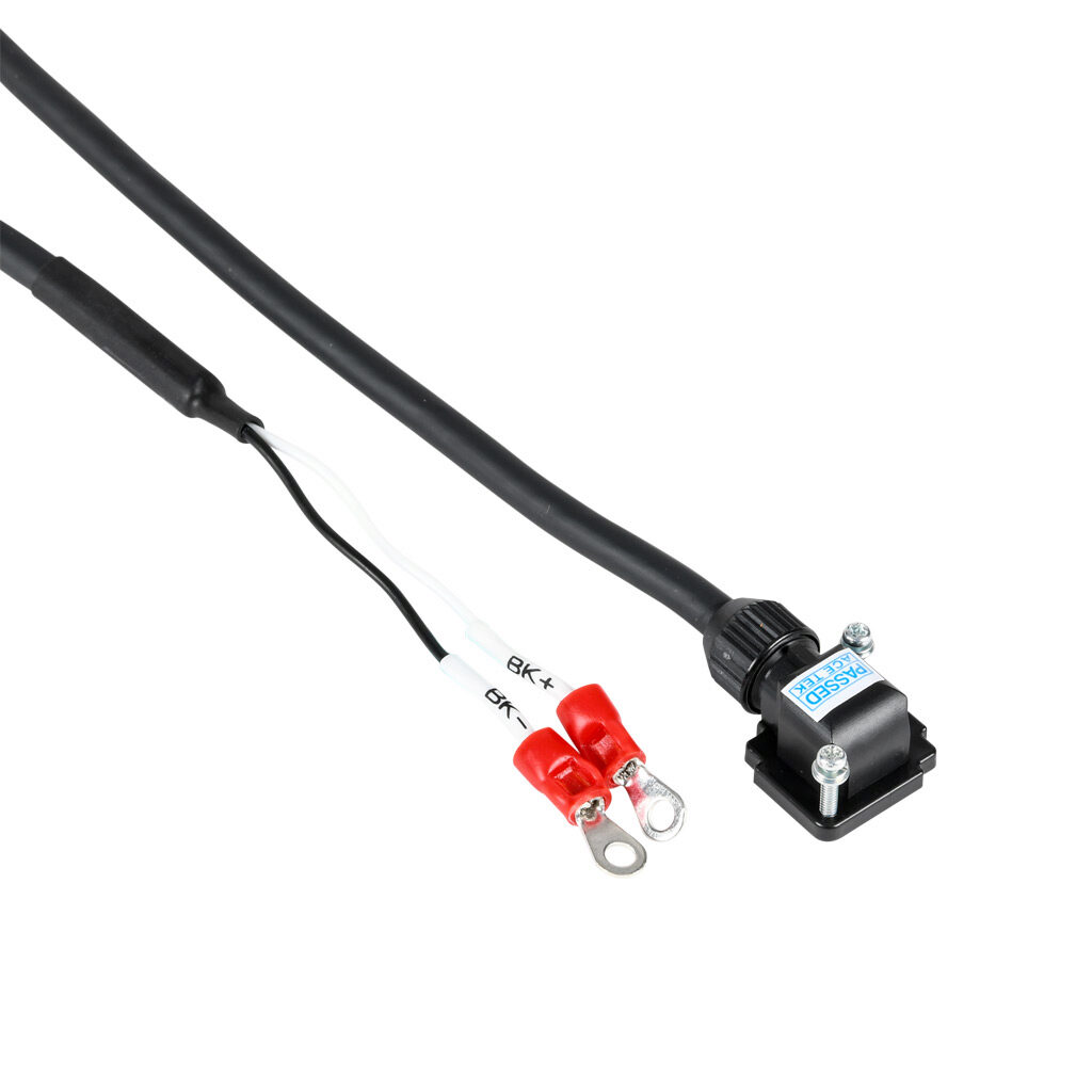 APCS-BF03QS-AD - LS Electric brake flex cable, mating connectors, 9.8ft/3m cable length. For use with 100W-1 kW LS Electric FBL/FCL series servo motors with brake.
