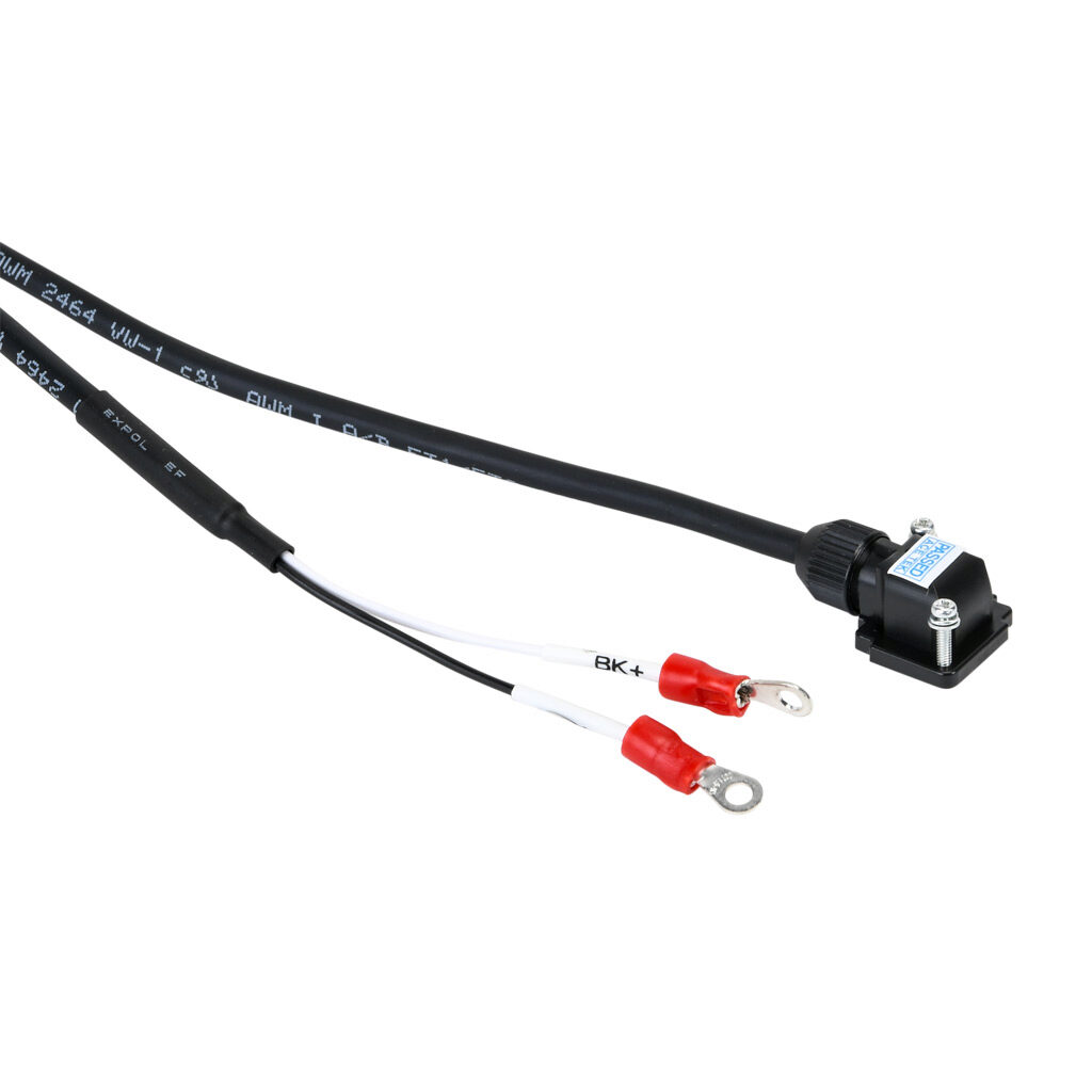 APCS-BN10QS-AD - LS Electric brake cable, mating connectors, 32.8ft/10m cable length. For use with 100W-1 kW LS Electric FBL/FCL series servo motors with brake.