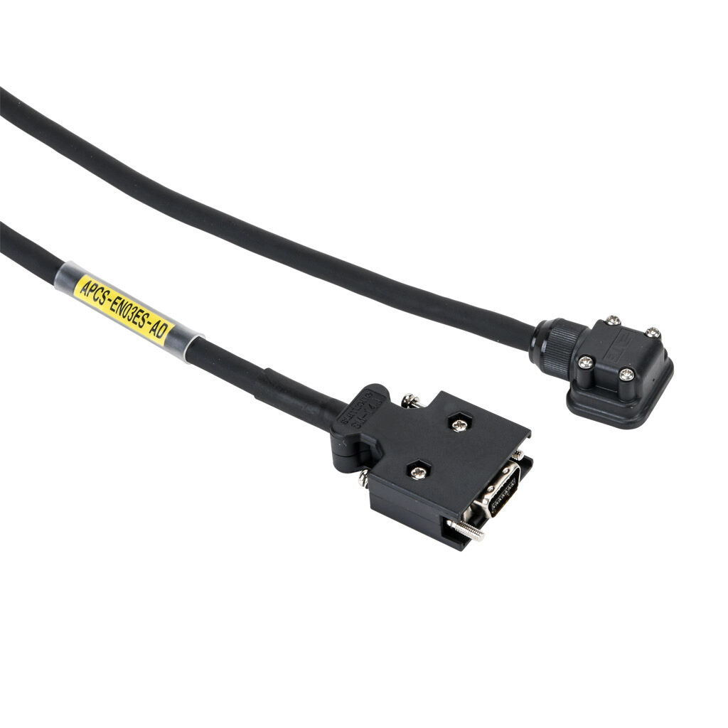 APCS-EN03ES-AD - LS Electric encoder feedback cable, mating connectors, 9.8ft/3m cable length. For use with 100W-1 kW LS Electric FBL/FCL series servo motors.