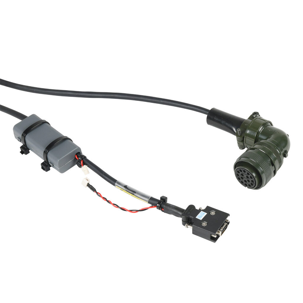 APCS-EN05DS1-AD - LS Electric encoder feedback cable, mating connectors, 16.4ft/5m cable length. For use with all LS Electric APM-FE and APM-FF series servo motors. (1) AA ER6V lithium battery included.