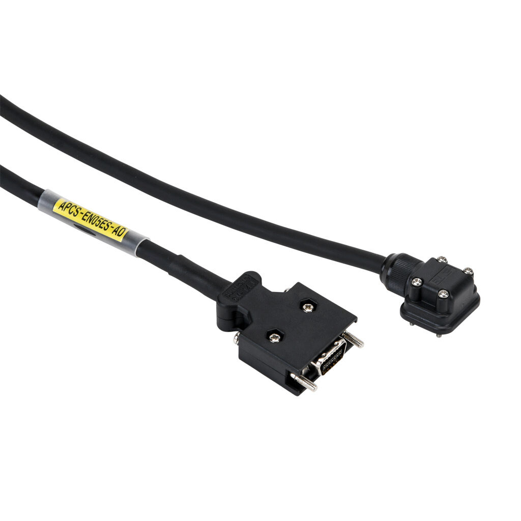 APCS-EN05ES-AD - LS Electric encoder feedback cable, mating connectors, 16.4ft/5m cable length. For use with 100W-1 kW LS Electric FBL/FCL series servo motors.