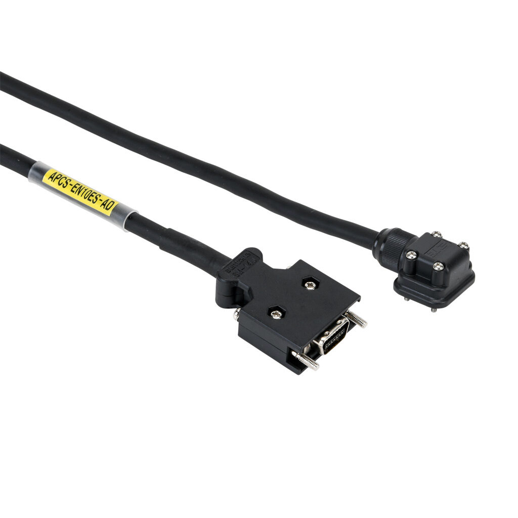 APCS-EN10ES-AD - LS Electric encoder feedback cable, mating connectors, 32.8ft/10m cable length. For use with 100W-1 kW LS Electric FBL/FCL series servo motors.