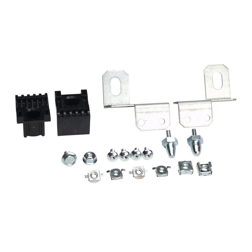 APK110 - Quadritalia subpanel recess mounting hardware kit, brackets, sliders, conic pins, and fasteners included.