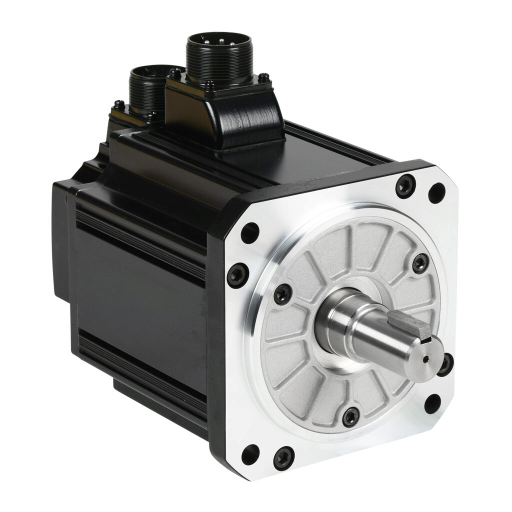 APM-FEP16DMK-AD - LS Electric medium inertia AC brushless servo motor, 1.6 kW, 3-phase input, 19-bit (524288 ppr) encoder. For use with LS Electric L7PB020U-AD 2 kW drive.