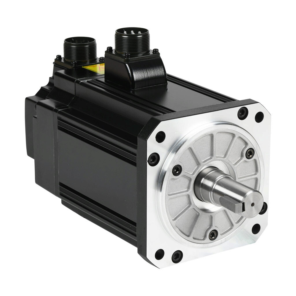 APM-FEP22DMK2-AD - LS Electric medium inertia AC brushless servo motor, 2.2 kW, 3-phase input, 19-bit (524288 ppr) encoder, integrated brake. For use with LS Electric L7PB020U-AD 2 kW drive.