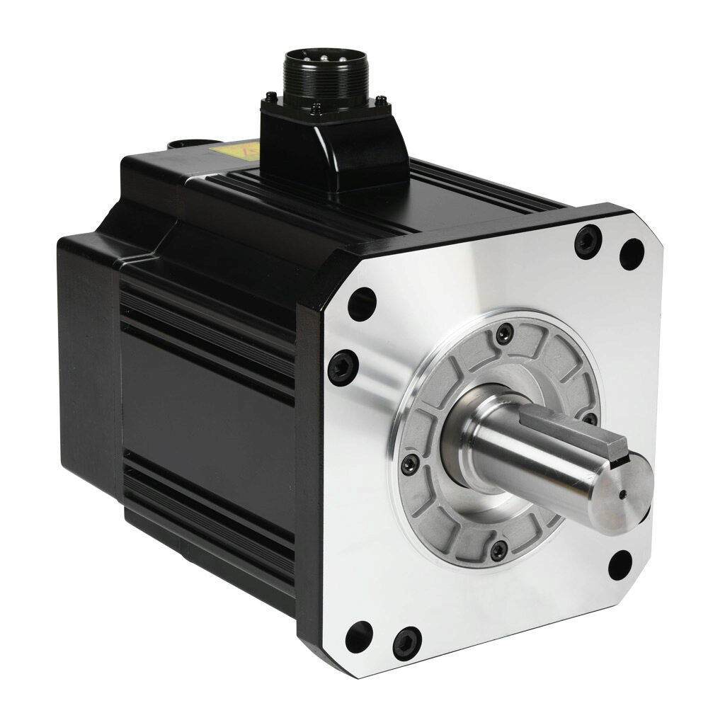 APM-FF35DMK2-AD - LS Electric medium inertia AC brushless servo motor, 3.5 kW, 3-phase input, 19-bit (524288 ppr) encoder, integrated brake. For use with LS Electric L7PA035U-AD and iX7NHA035U-AD 3.5 kW drives with 3-phase input.