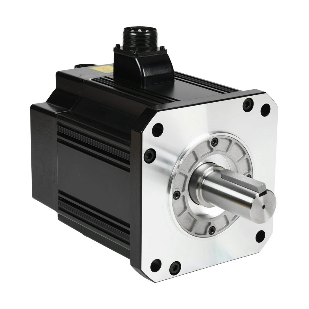 APM-FFP35DMK2-AD - LS Electric medium inertia AC brushless servo motor, 3.5 kW, 3-phase input, 19-bit (524288 ppr) encoder, integrated brake. For use with LS Electric L7PB035U-AD 3.5 kW drive.