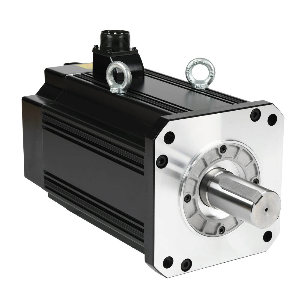 APM-FFP75DMK2-AD - LS Electric medium inertia AC brushless servo motor, 7.5 kW, 3-phase input, 19-bit (524288 ppr) encoder, integrated brake. For use with LS Electric L7PB075U-AD 7.5 kW drive.