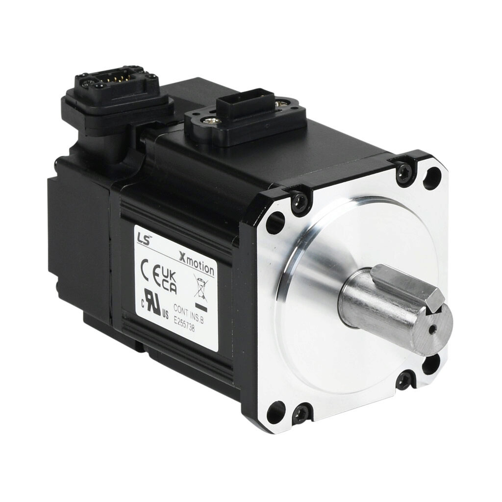 APMC-FBL02AMK-AD - LS Electric low inertia AC brushless servo motor, 200W, 3-phase input, 19-bit (524288 ppr) encoder. For use with LS Electric L7PA004U-AD and iX7NHA004U-AD 400W drives.