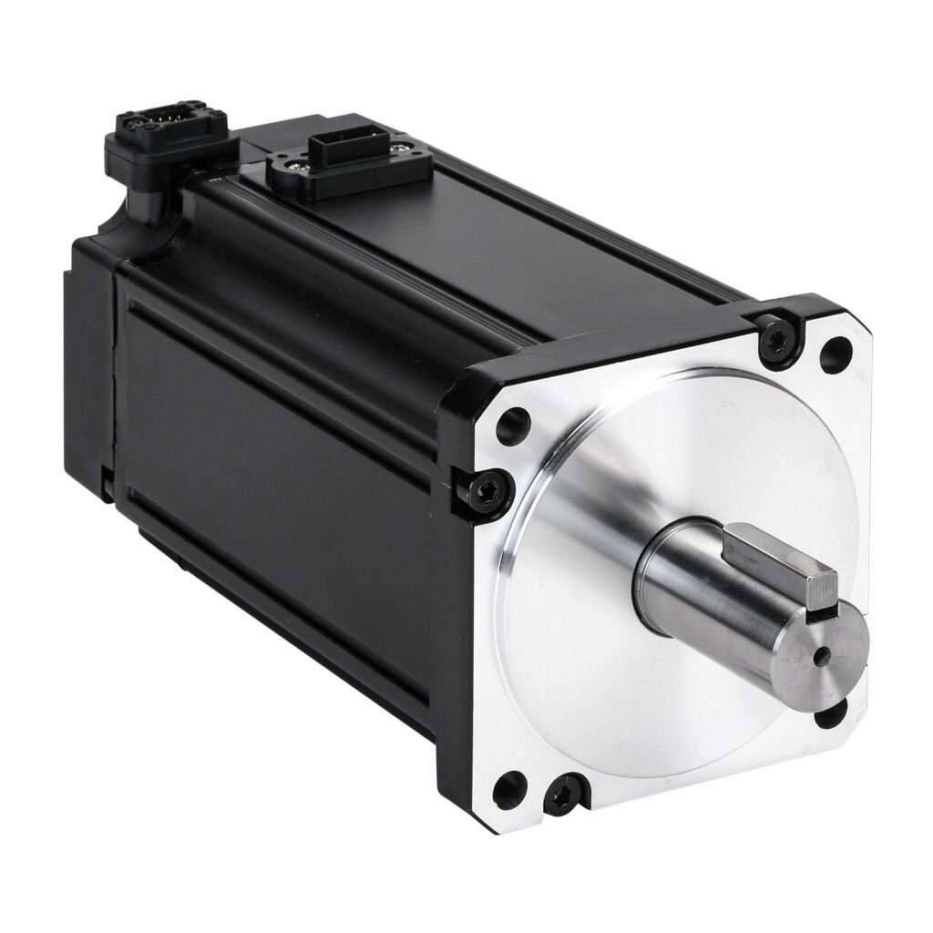 APMC-FCL10AYK-AD - LS Electric low inertia AC brushless servo motor, 1 kW, 3-phase input, 17-bit (131072 ppr) encoder. For use with LS Electric L7C L7CA010U-AD 1 kW drive.