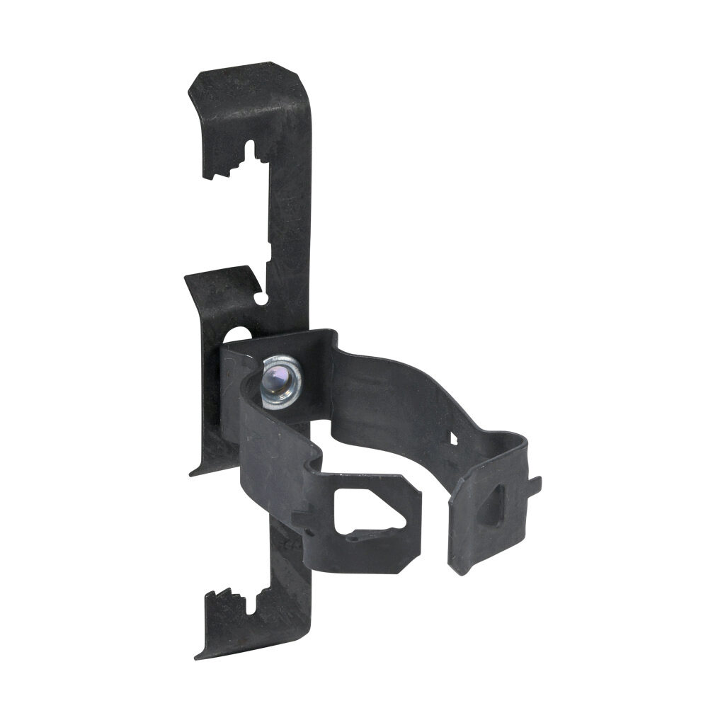 APSKC1-25 - Minerallac multifunction clip conduit hanger assembly, spring clip, back mount, 25 lbs. Package of 25. For use with 1/8 to 3/8in flanges, #12 wire, 1/4 or 3/8in rod and 1in conduit.