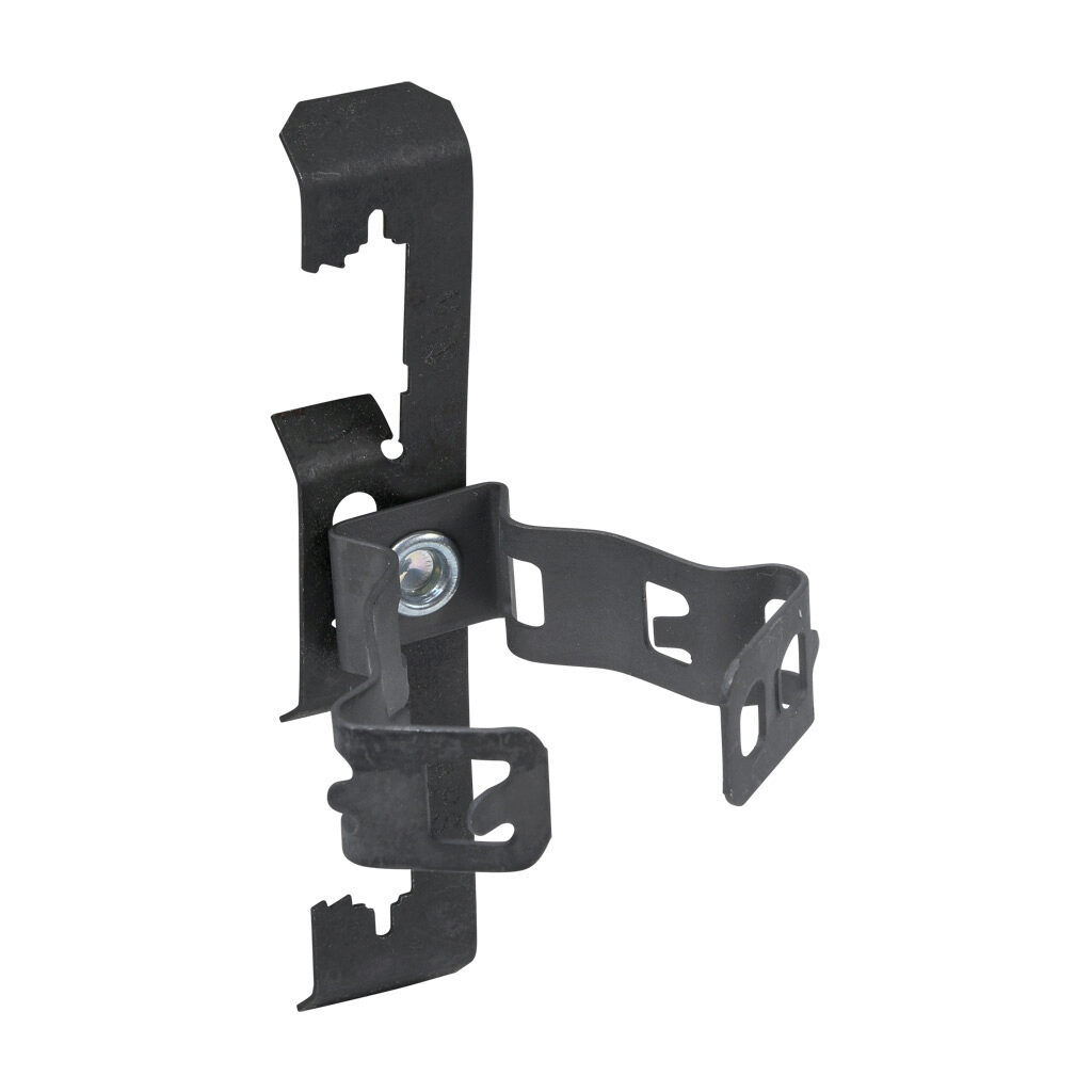 APSKC1234 - Minerallac multifunction clip conduit hanger assembly, spring clip, back mount, 25 lbs. Package of 100. For use with 1/8 to 3/8in flanges, #12 wire, 1/4 or 3/8in rod and 1/2 or 3/4in conduit.