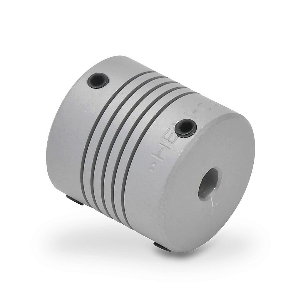 ARM-075-5-4D - AutomationDirect encoder coupling, servo-beam, 4mm to 5mm bore, aluminum alloy body, setscrew. For use with JTEKT TRD-MX series encoders and NEMA size 17 stepper motors.