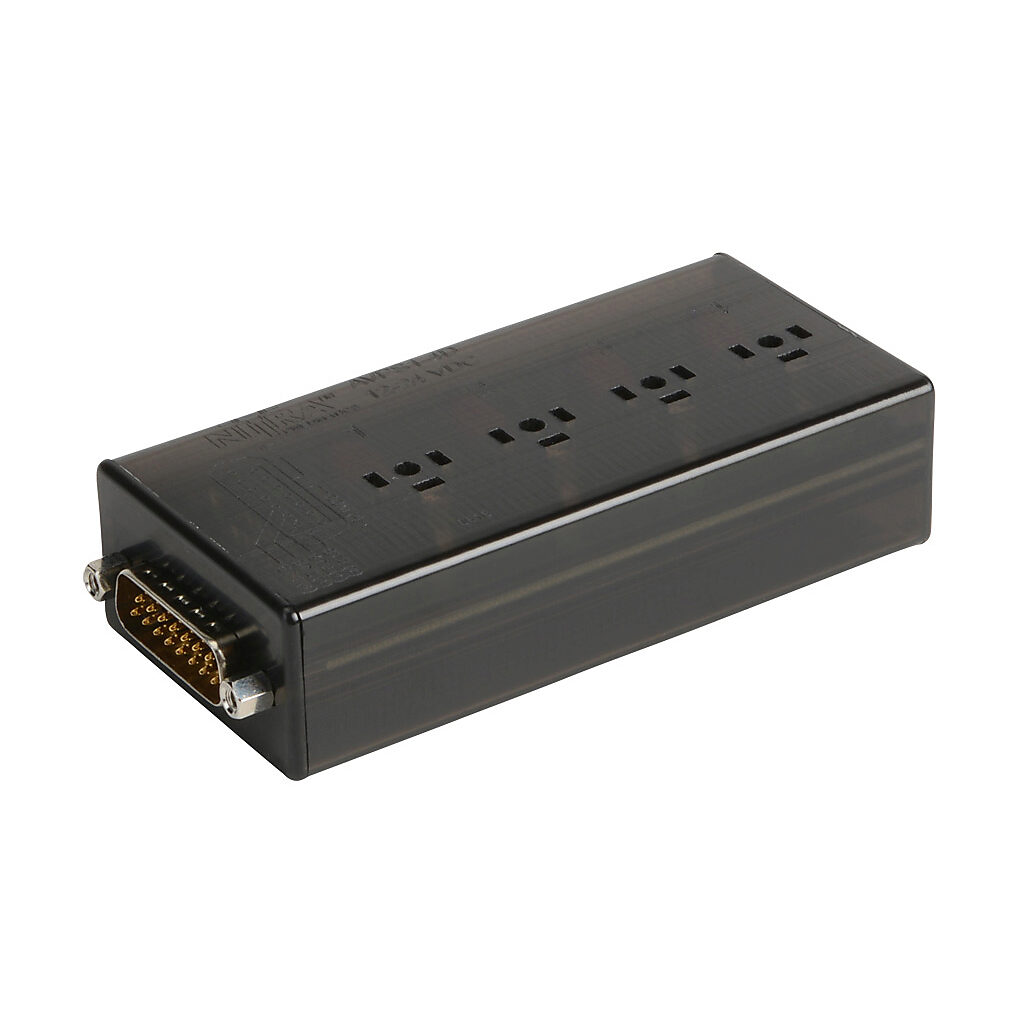 AVPS1-4D - NITRA control distribution block, DC, 4 stations, 15-pin D-sub wiring connector. For use with AVS-31 and AVS-51 series valves.