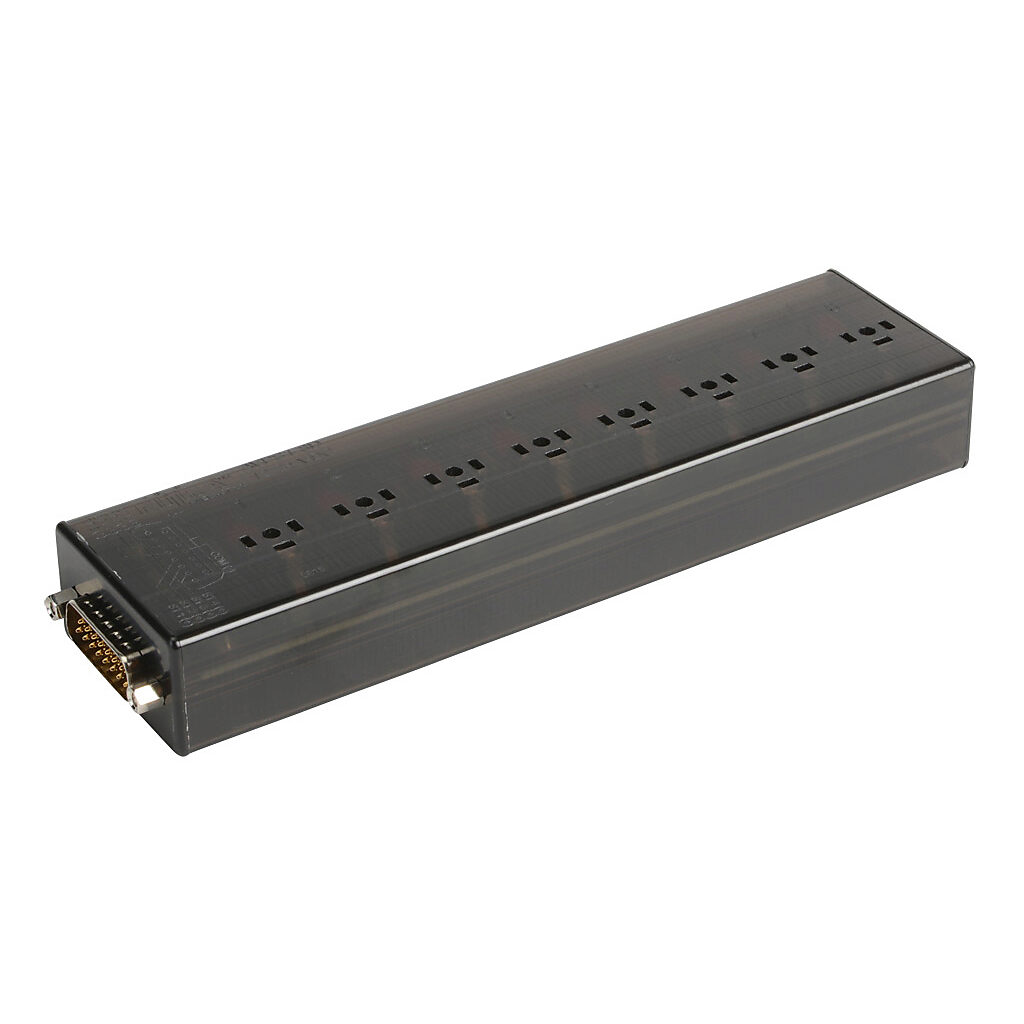AVPS1-8D - NITRA control distribution block, DC, 8 stations, 15-pin D-sub wiring connector. For use with AVS-31 and AVS-51 series valves.
