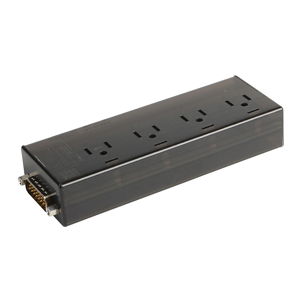 AVPS3-4D - NITRA control distribution block, DC, 4 stations, 15-pin D-sub wiring connector. For use with AVS-33 and AVS-53 series valves.