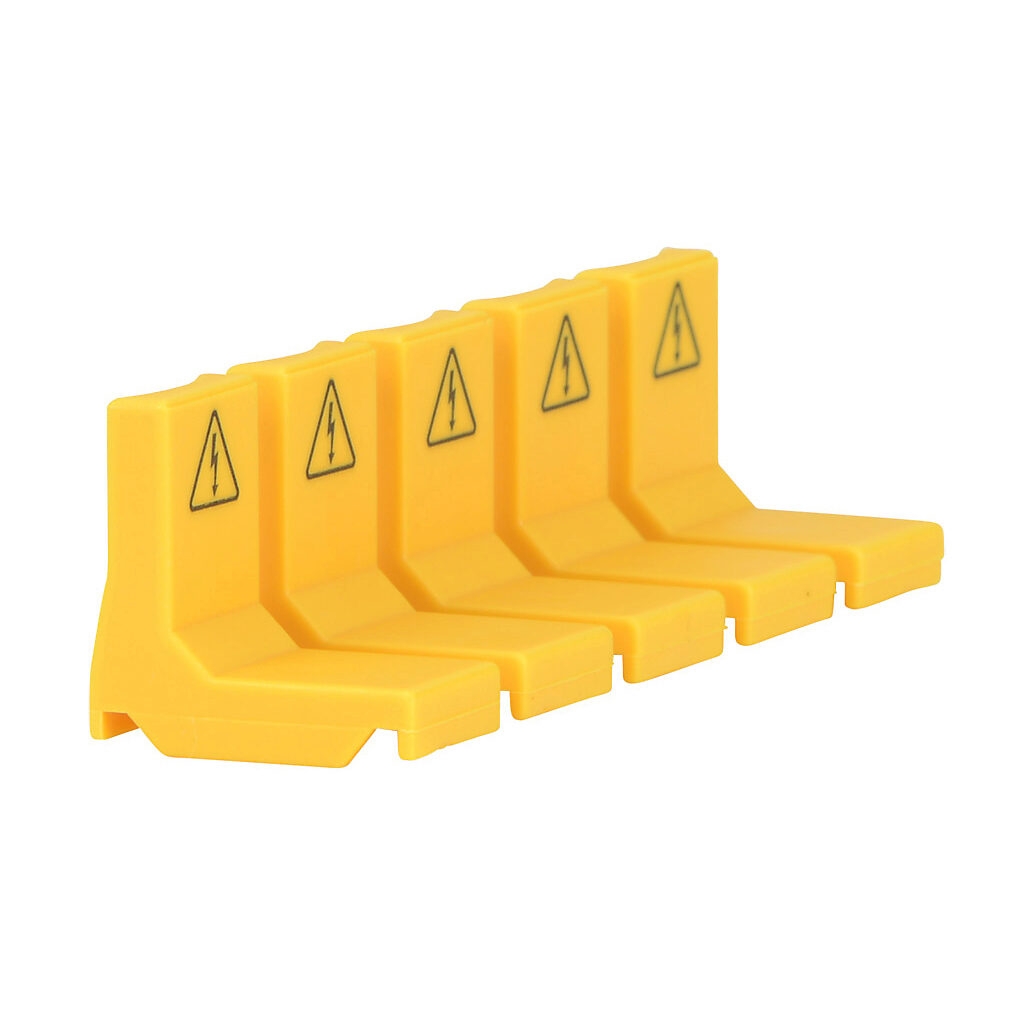 BBIP-5 - Eaton safety cover, package of 10. For use with up to (5) unused pins on Eaton BBUL series busbars.