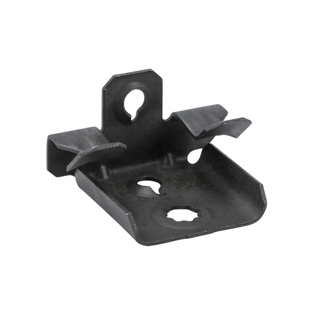 BC18 - Minerallac hammer-on beam clamp, 75 lbs. Package of 100. For use with 1/8 to 1/4in flanges and 1/4-20 threaded rod.