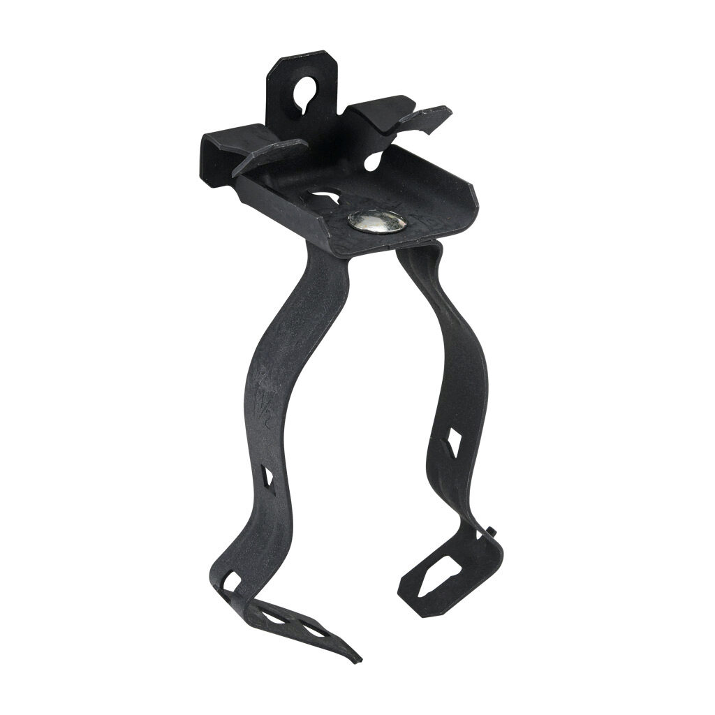 BC18KC112-10 - Minerallac hammer-on beam clamp conduit hanger assembly, spring clip, bottom mount, 75 lbs, UL Type UL 2239. Package of 10. For use with 1/8 to 1/4in flanges and 1-1/2in conduit.