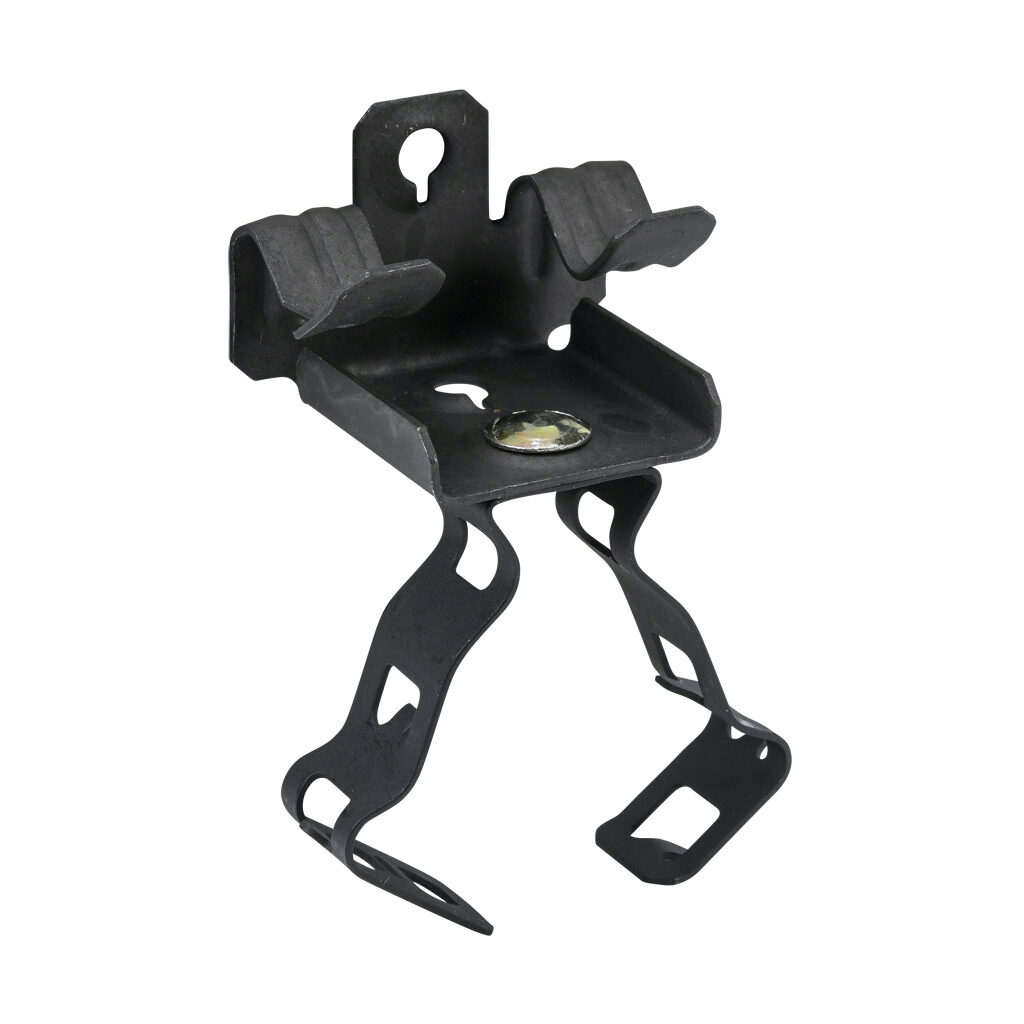 BC516KC1234-10 - Minerallac hammer-on beam clamp conduit hanger assembly, spring clip, bottom mount, 75 lbs, UL Type UL 2239. Package of 10. For use with 5/16 to 1/2in flanges and 1/2 or 3/4in conduit.