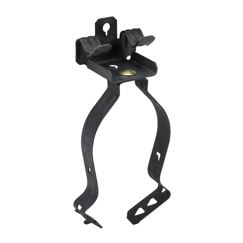 BC516KC2-10 - Minerallac hammer-on beam clamp conduit hanger assembly, spring clip, bottom mount, 75 lbs, UL Type UL 2239. Package of 10. For use with 5/16 to 1/2in flanges and 2in conduit.