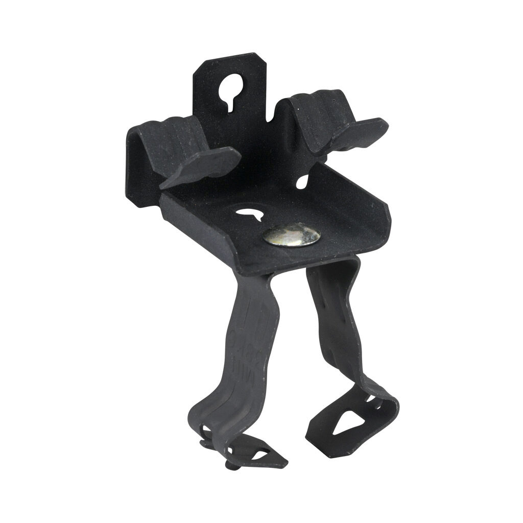 BC516KC38 - Minerallac hammer-on beam clamp conduit hanger assembly, spring clip, bottom mount, 75 lbs, UL Type UL 2239. Package of 100. For use with 5/16 to 1/2in flanges and conduit.