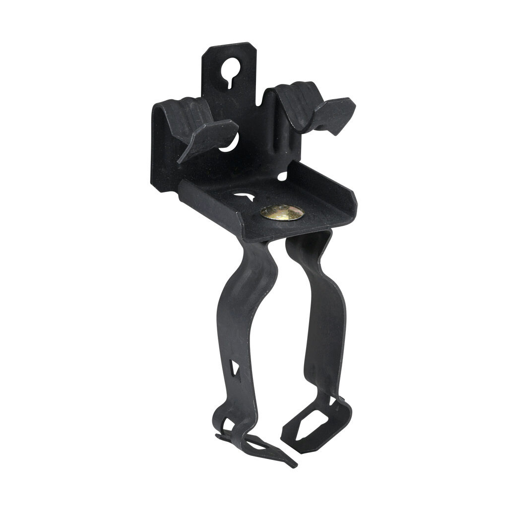 BC916KC1 - Minerallac hammer-on beam clamp conduit hanger assembly, spring clip, bottom mount, 75 lbs, UL Type UL 2239. Package of 100. For use with 9/16 to 3/4in flanges and 1in conduit.