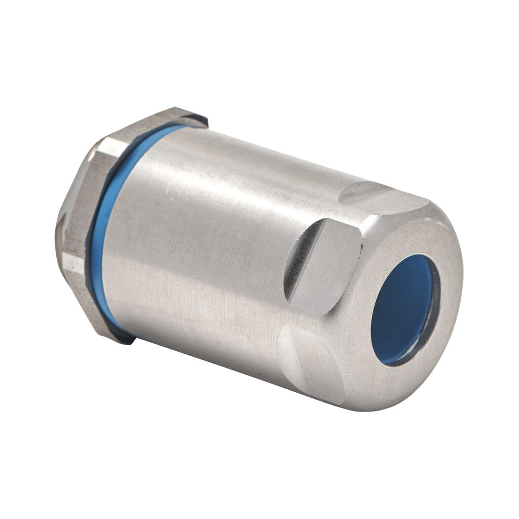 BMEHG1-02-L - Bimed hygienic EMC cable gland, M20 x 1.5mm thread type, stainless steel, accepts 6 to 12mm diameter cable, IP66, IP68 and IP69. Mounting hardware included. Allen wrench size 13mm, use adapter BMFGT-03 to reduce Allen wrench size to ...