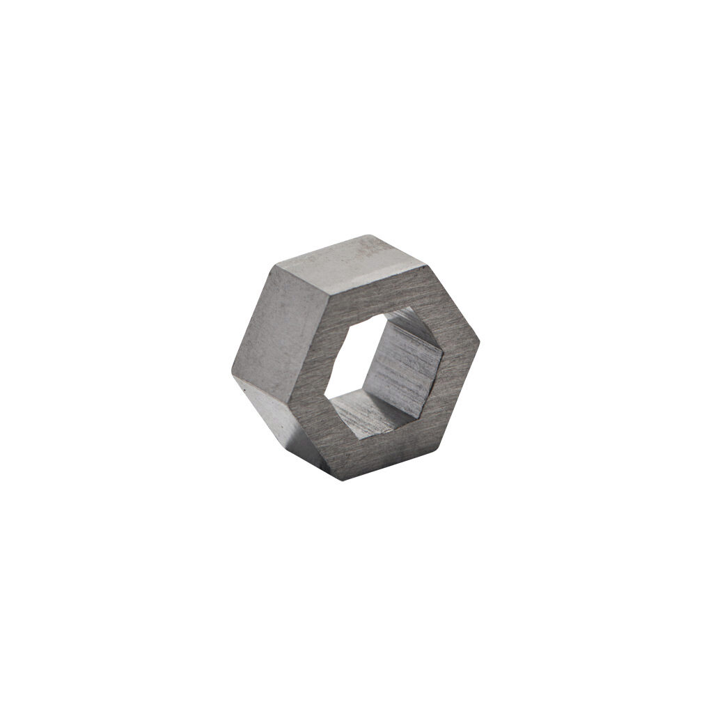 BMFGT-02 - Bimed hygienic cable gland adapter, Allen size 10mm to Allen size 6mm, stainless steel.