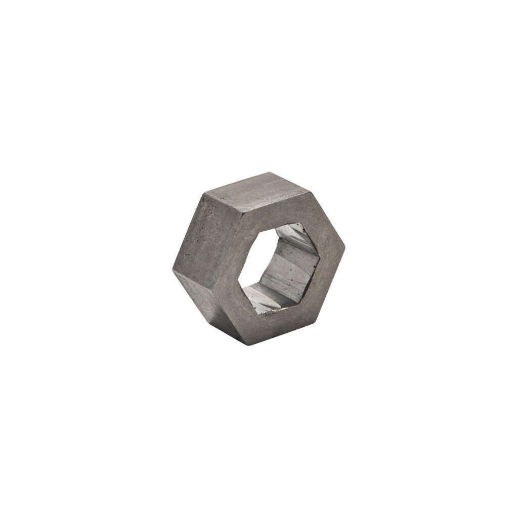 BMFGT-04 - Bimed hygienic cable gland adapter, Allen size 17mm to Allen size 10mm, stainless steel.