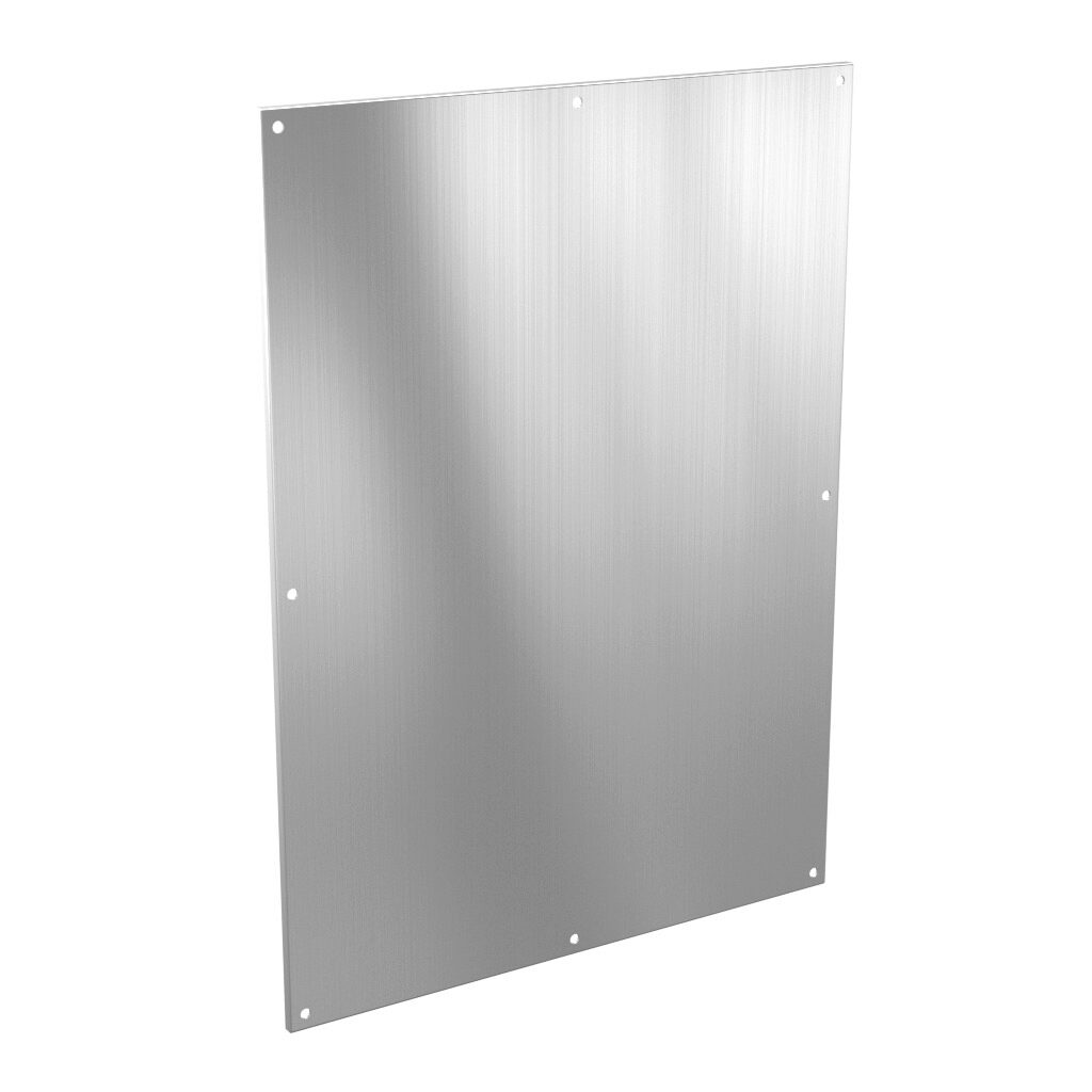 BP4836AL - Stahlin subpanel, 3003-H14 aluminum. For use with N483612HWT, N483616HWT and NW483612HWT enclosures.