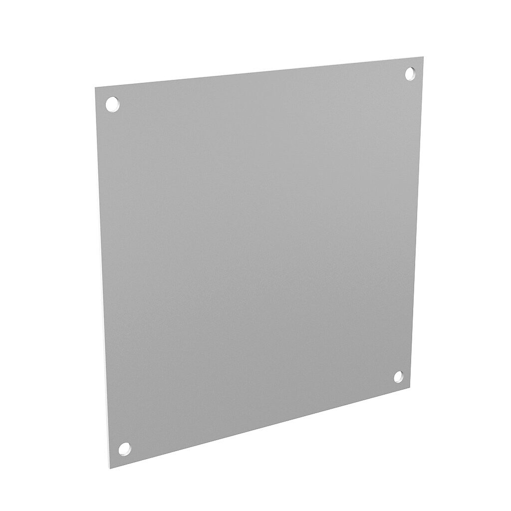 BP88CS - Stahlin subpanel, carbon steel, white, powder coat finish. For use with 8x8 (HxW) DS80804xxx Diamond Shield series, Jx808xx J series and RJx808xx RJ series enclosures.