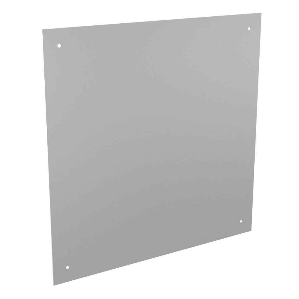 BPJ2424CS - Stahlin subpanel, carbon steel, white, powder coat finish. For use with J2424HPL enclosures.