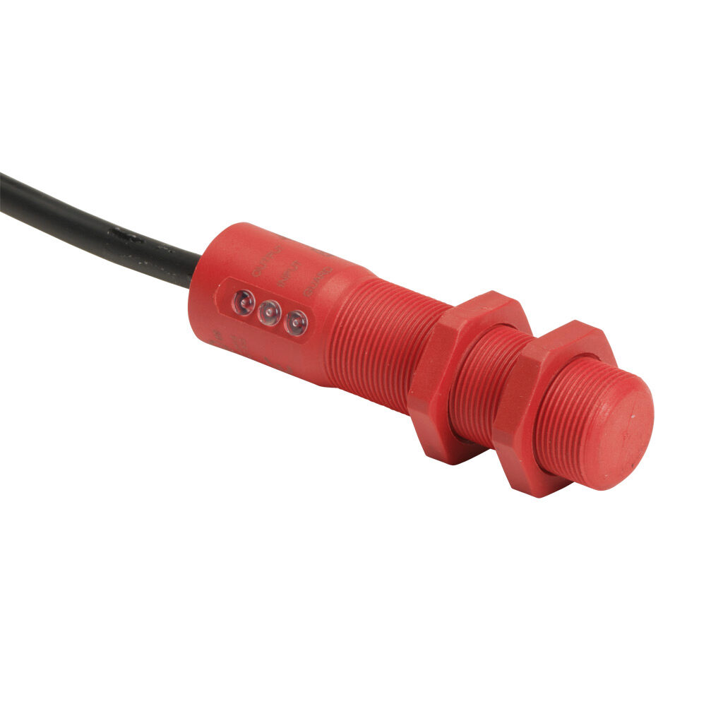 BPZ-U-410102 - IDEM Z-Range safety switch set, non-contact uniquely coded RFID, (1) pair OSSD safety output(s), (1) status monitoring output(s), polyester housing, 18mm diameter x 73mm body, pigtail, 32.8ft/10m cable length.