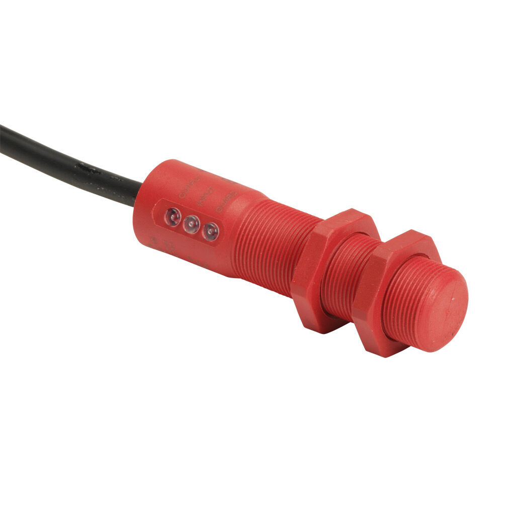 BPZ-U-410103 - IDEM Z-Range safety switch set, non-contact uniquely coded RFID, (1) pair OSSD safety output(s), (1) status monitoring output(s), polyester housing, 18mm diameter x 73mm body, 8-pin M12 quick-disconnect, 9.8in/250mm cable length.