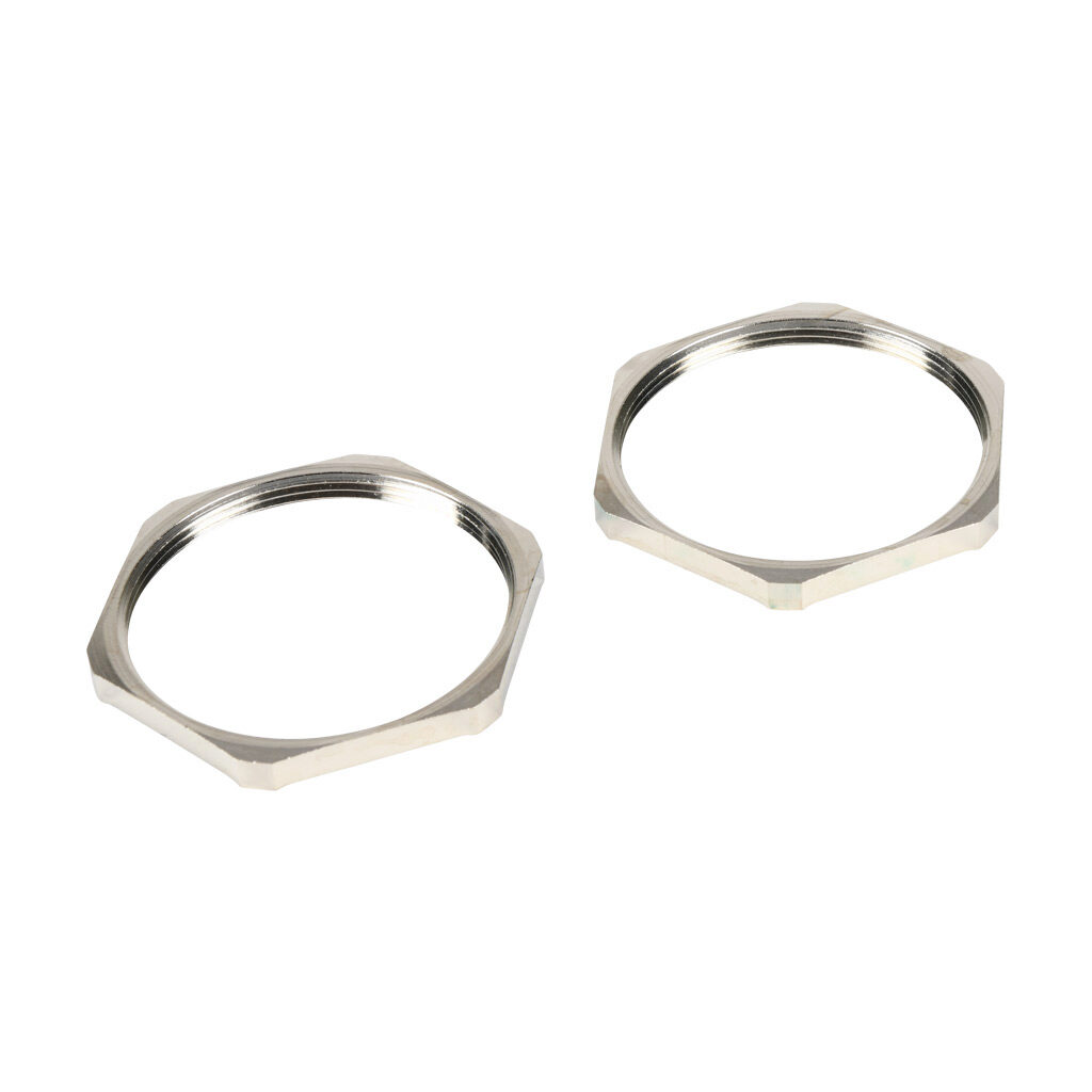 BSEL-10 - Bimed EMC hex nut, PG48 thread type, nickel-plated brass. Package of 2.