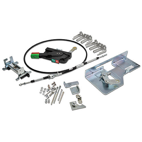 BW9F0GA-15A - Fuji Electric flange handle, lever, black, external front mount, 2-position, lockable in ON-OFF, defeatable, NEMA 12. For use with Fuji Electric 250A frame MCCBs. 1.5m cable included.