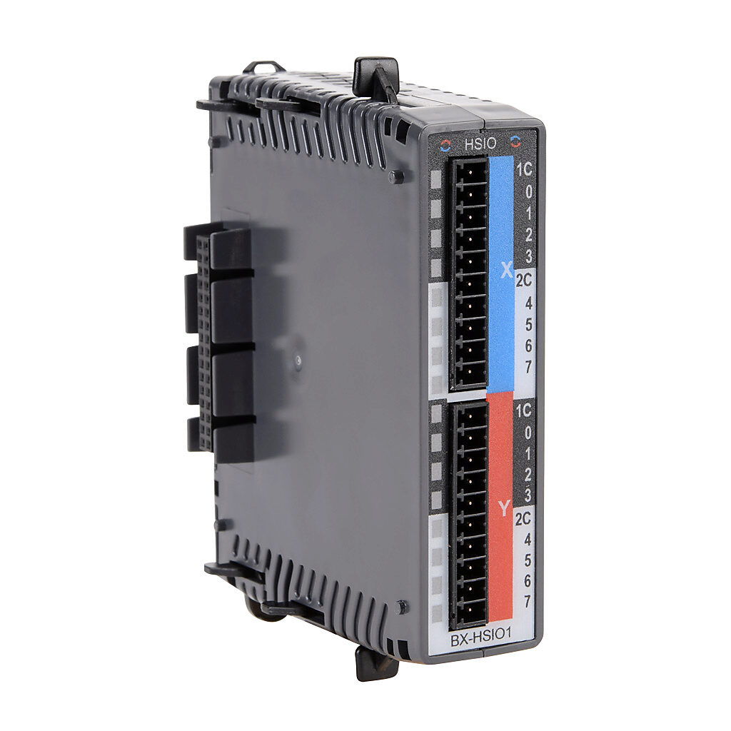 BX-HSIO1 - BRX pulse combo module, 250 kHz maximum switching frequency, 8 high-speed input point(s), sinking/sourcing, single-ended encoder input(s), 8 high-speed output point(s), sinking, single-ended output(s).